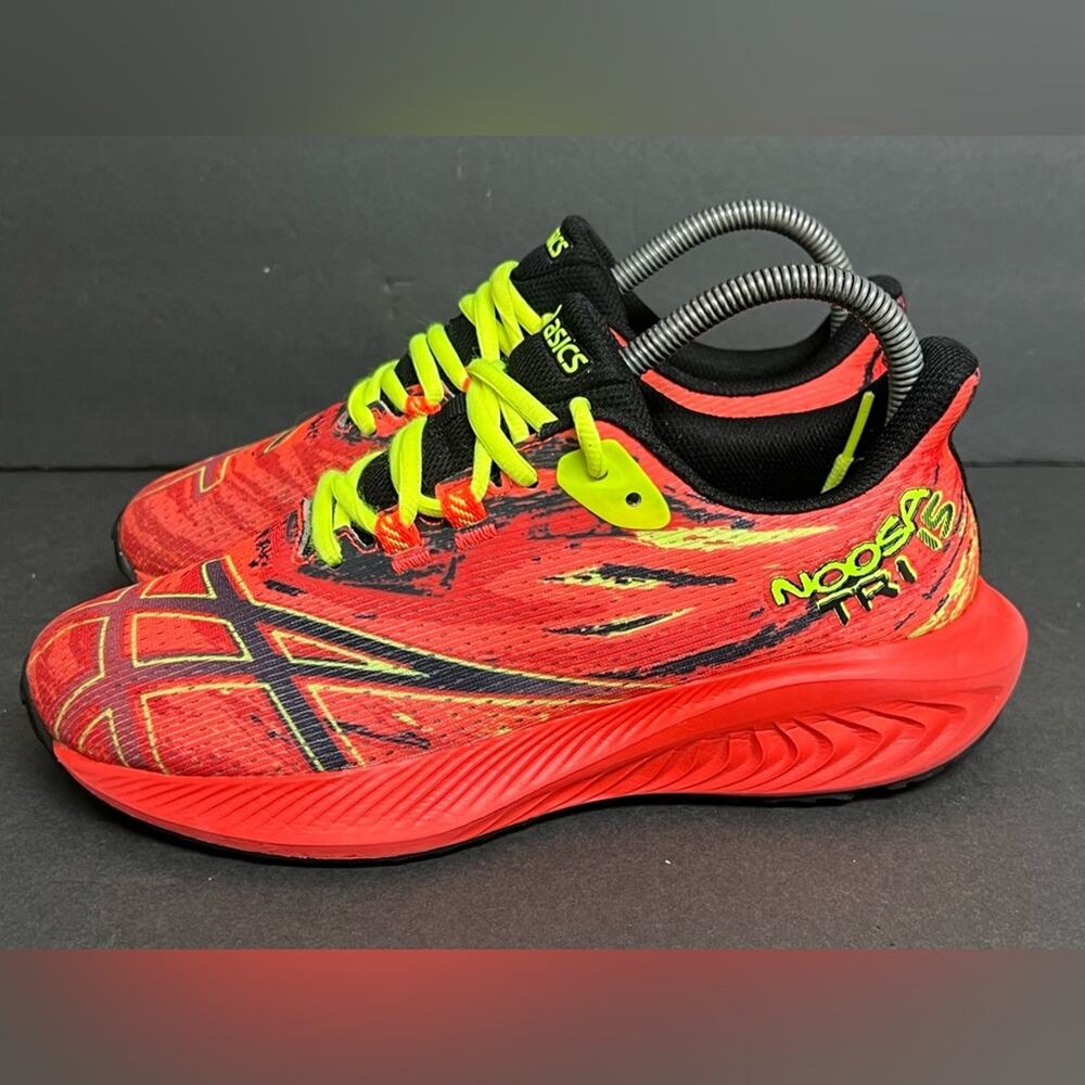 Asics Gel Noosa Tri 15 Sunrise Running Shoes Red Womens Sz 6.5 Youth 5